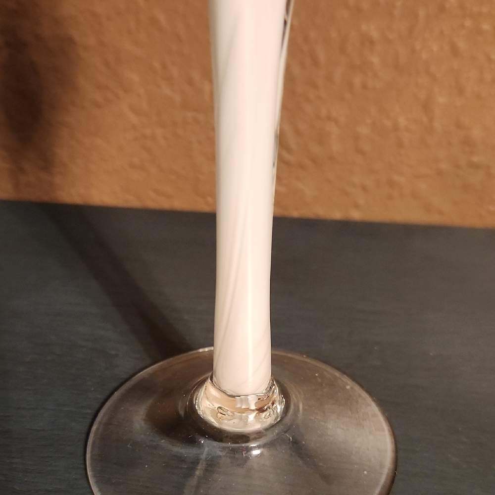 Ruby Red Art Glass Vase or Champagne Flute - Picture 6 of 11